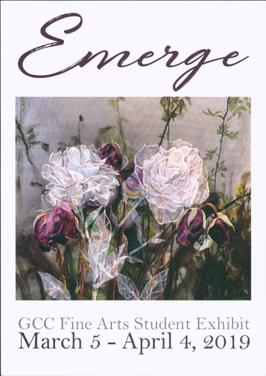 Fine Arts Student Exhibit flyer