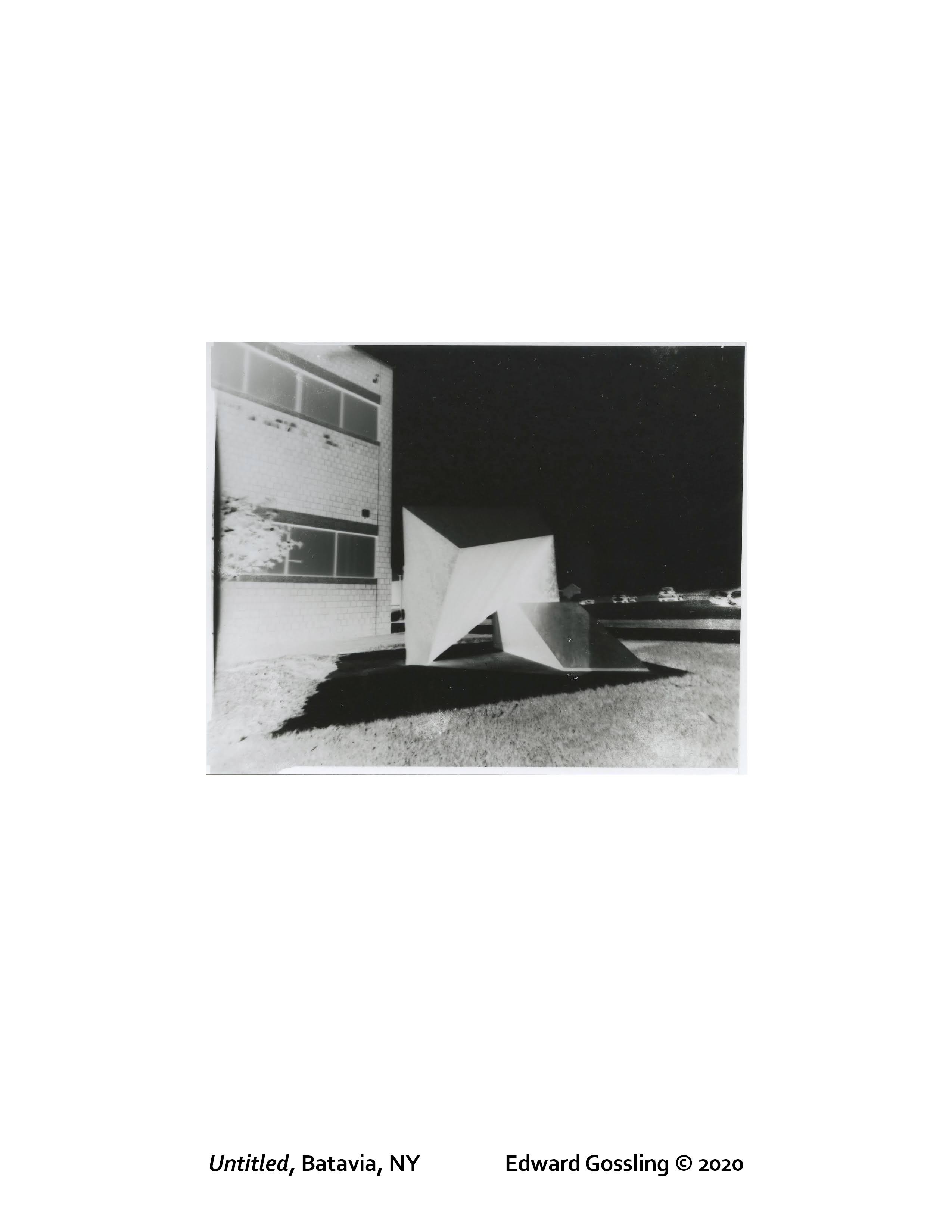 Edward Gossling pinhole print