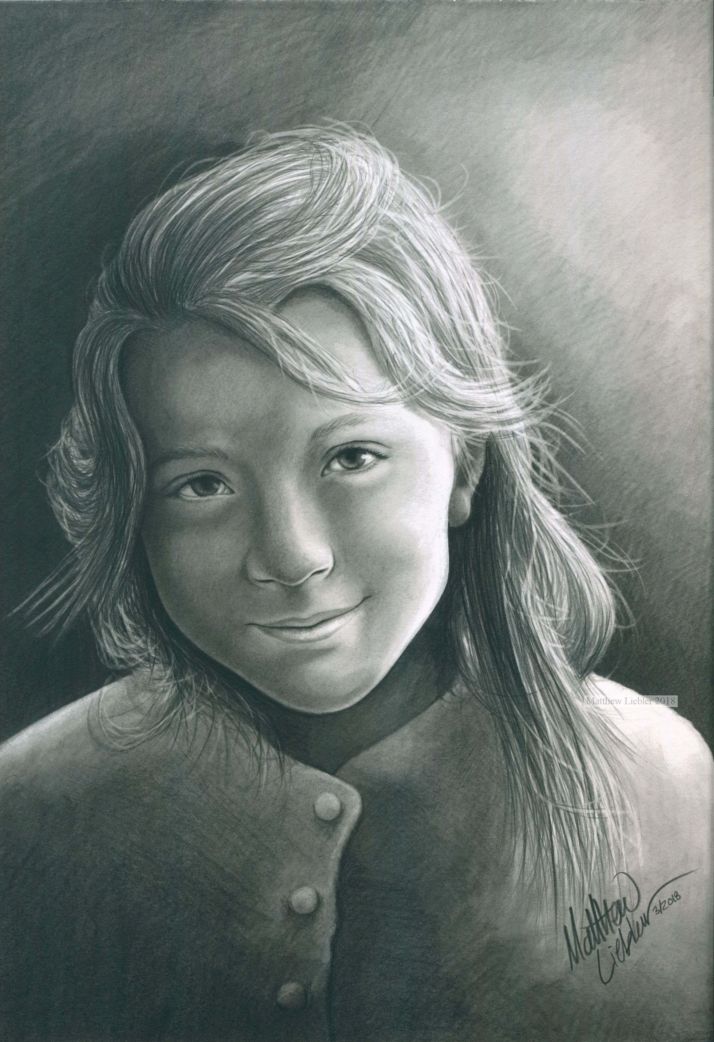 Drawing of a young child.