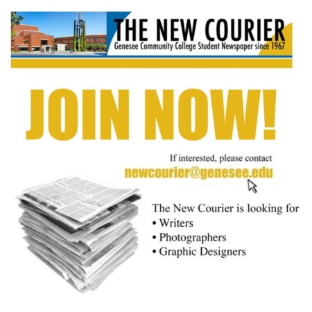 ad for the New Courier Join Now!