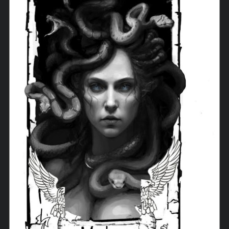 image of mythical figure Medusa